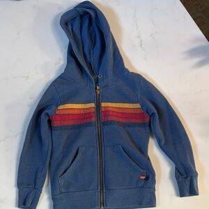 Aviator Nation Kids Hoodie with Colorful Stripes